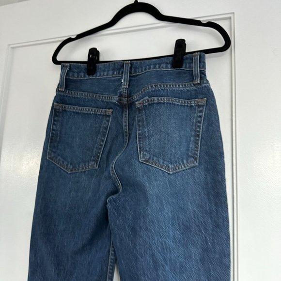 NWT Reformation Stevie Ultra High Rise Denim Jeans Straight Leg Sz 27 Perth - Picture 9 of 11